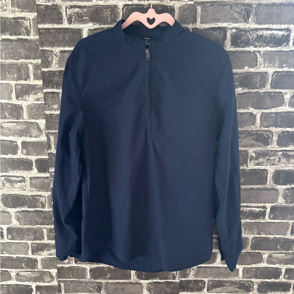 Men's Navy Dress Shirt